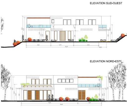 elevation maison Offemont